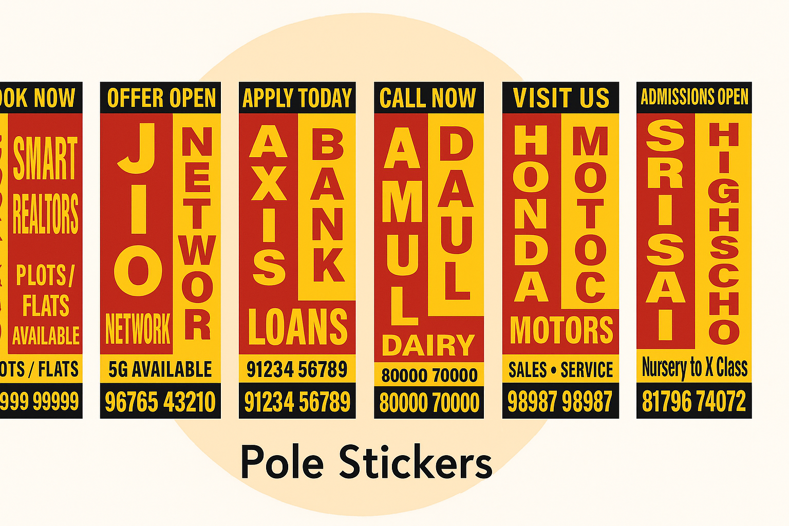 Pole Sticker