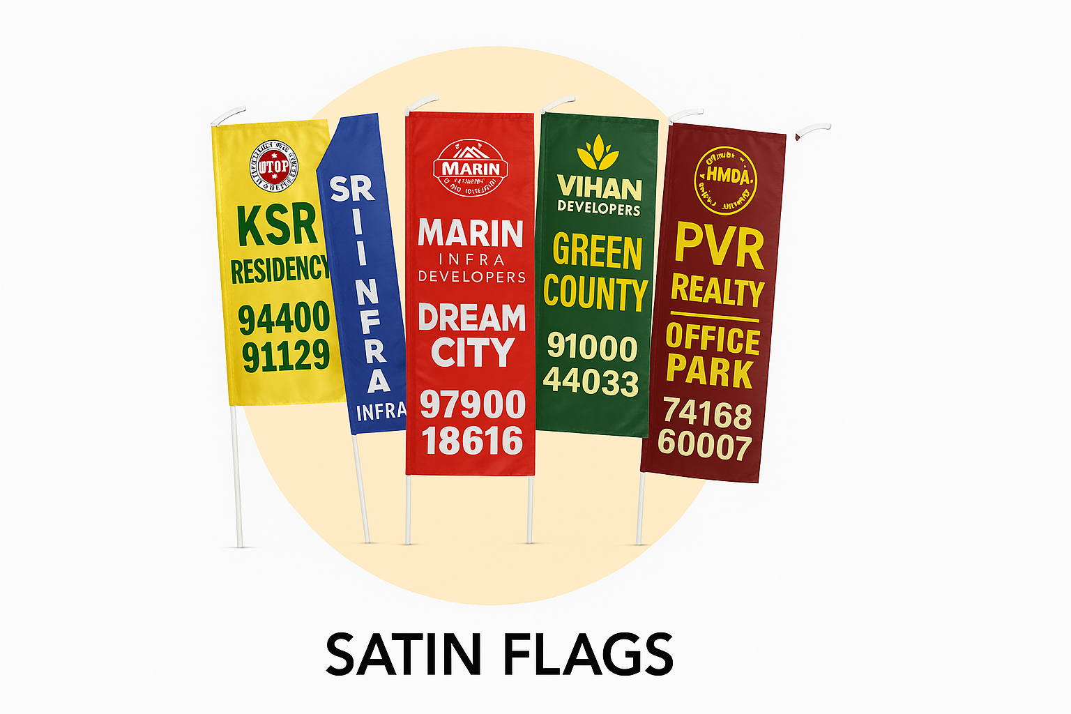Satin Flags